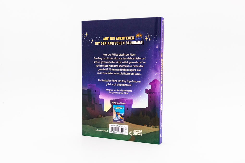 Weitere Ansicht: Das magische Baumhaus (Comic-Buchreihe, Band 2) - Der geheimnisvolle Ritter | Mary Pope Osborne, Jenny Laird