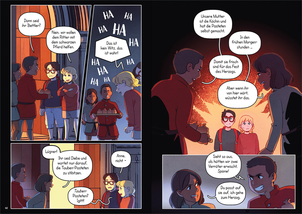 Weitere Ansicht: Das magische Baumhaus (Comic-Buchreihe, Band 2) - Der geheimnisvolle Ritter | Mary Pope Osborne, Jenny Laird