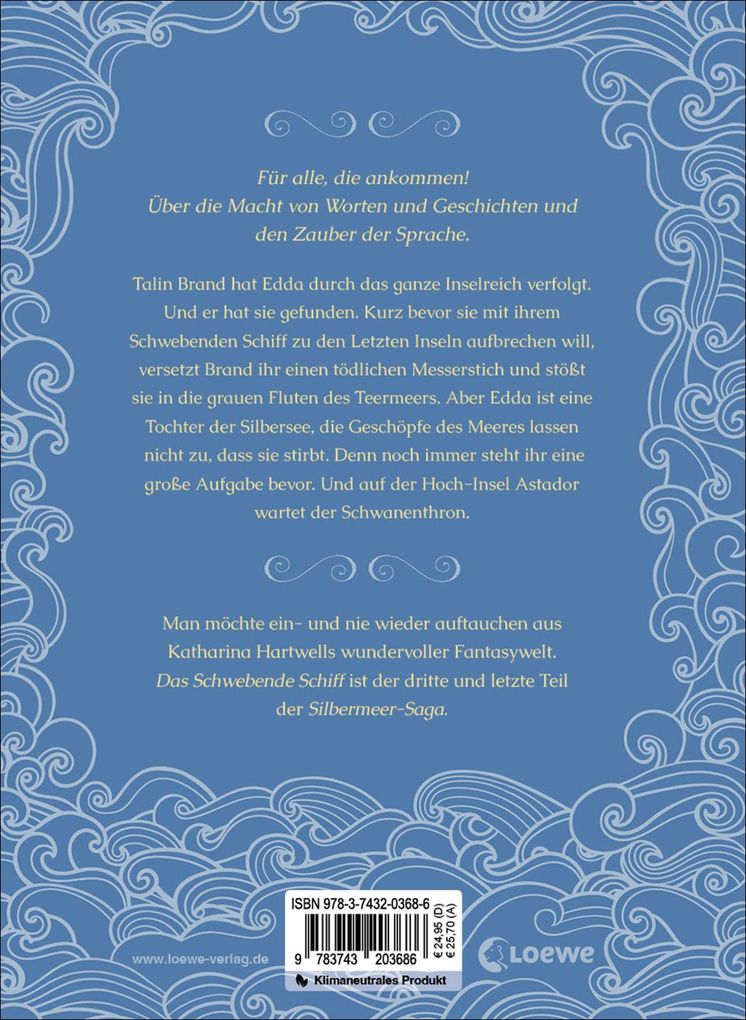 Weitere Ansicht: Die Silbermeer-Saga (Band 3) - Das Schwebende Schiff | Katharina Hartwell
