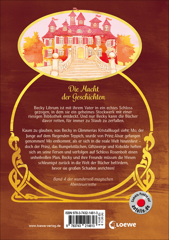 Weitere Ansicht: Das Bücherschloss (Band 4) - Ein verhängnisvoller Pakt | Barbara Rose