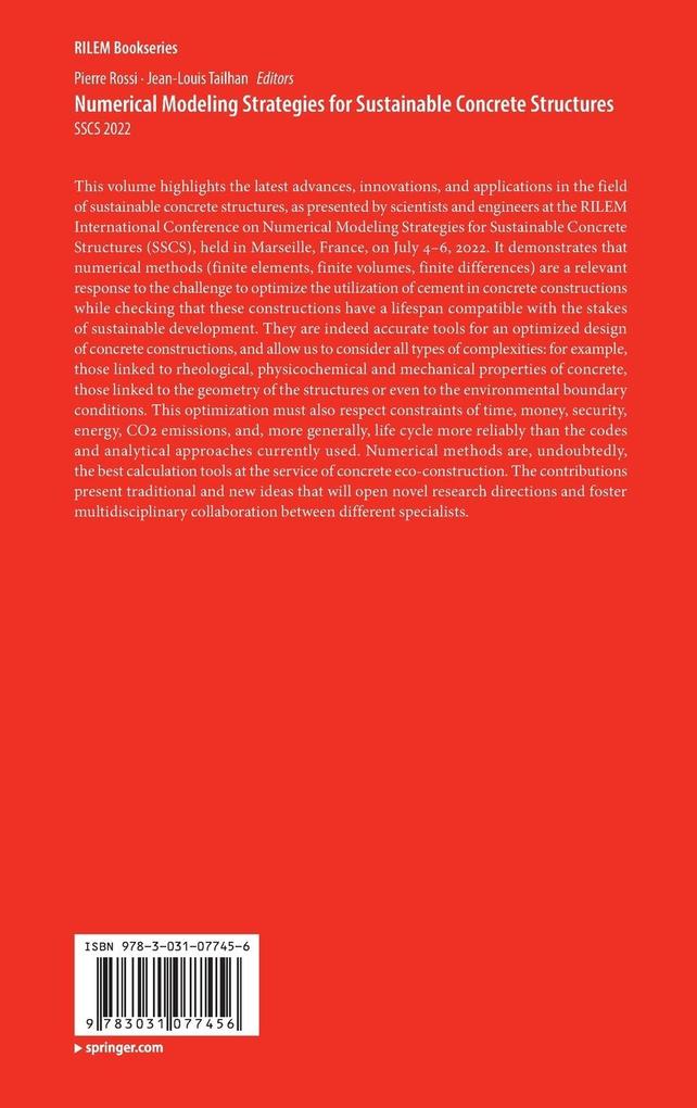 Weitere Ansicht: Numerical Modeling Strategies for Sustainable Concrete Structures