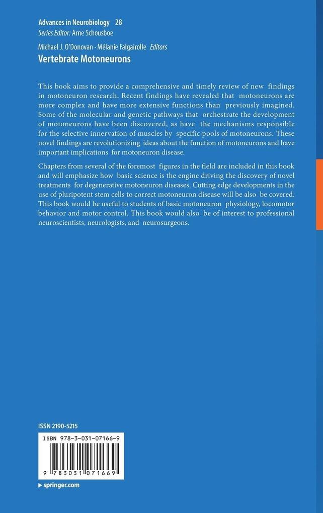 Weitere Ansicht: Vertebrate Motoneurons