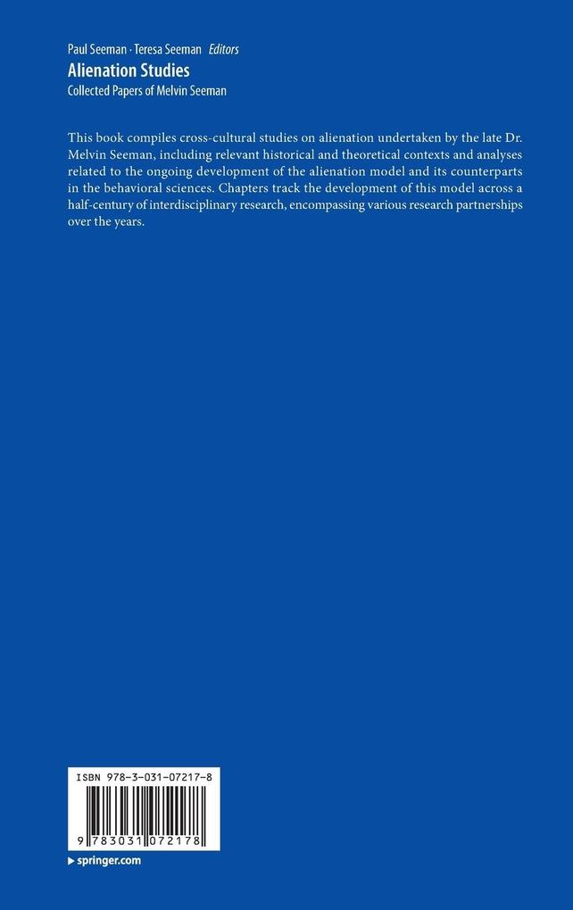 Weitere Ansicht: Alienation Studies