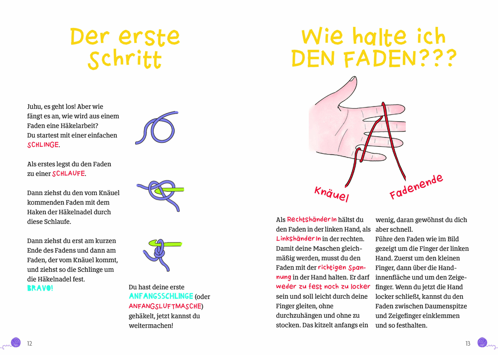 Weitere Ansicht: Mein erstes Häkelbuch | Mariella Vitale