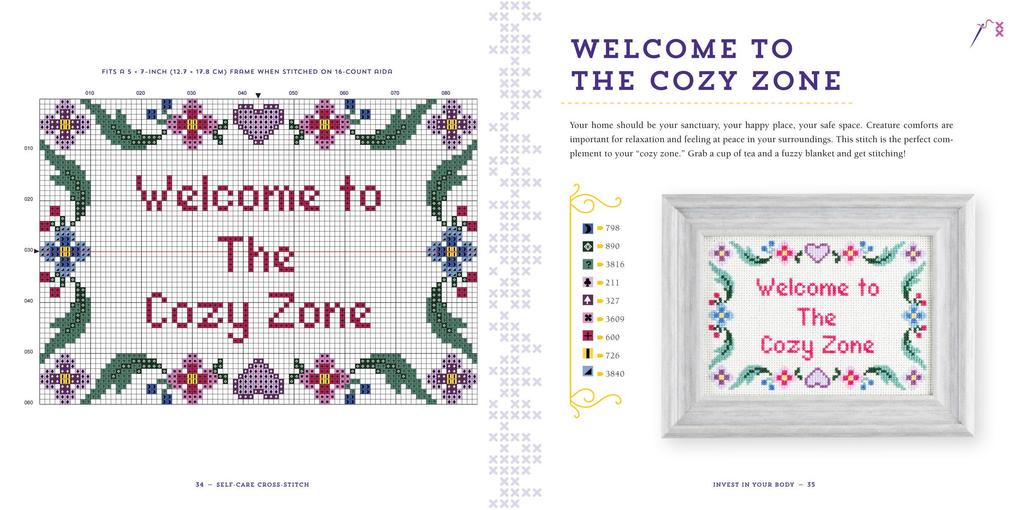 Weitere Ansicht: Self-Care Cross-Stitch | Stephanie Rohr
