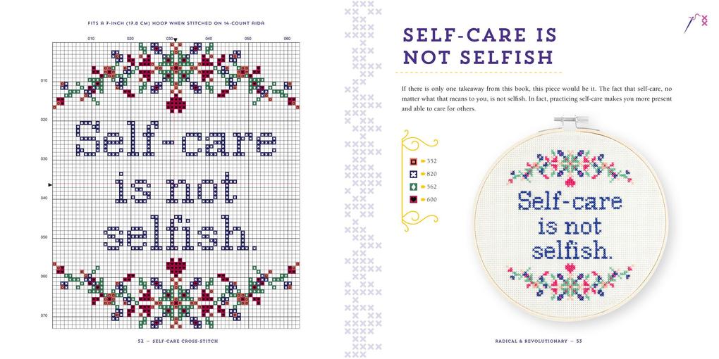Weitere Ansicht: Self-Care Cross-Stitch | Stephanie Rohr