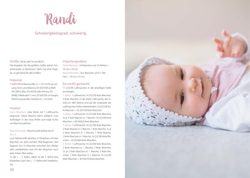 Weitere Ansicht: Niedliche Bonnets und Zwergenmützen häkeln | Babette Ulmer