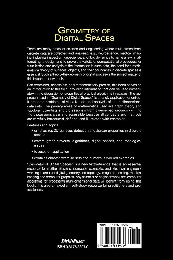 Weitere Ansicht: Geometry of Digital Spaces | Gabor T. Herman