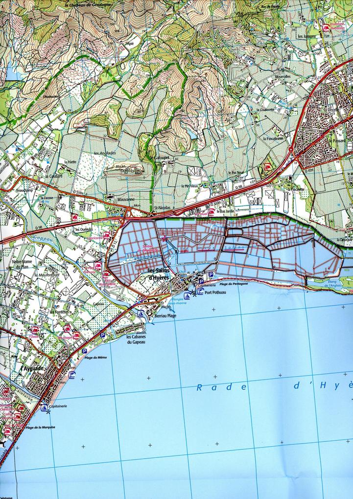 Weitere Ansicht: Hyeres Ile de Porquerolles 1:25 000