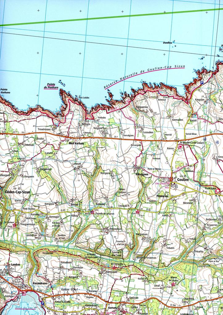 Weitere Ansicht: Audierne Pointe du Raz/Sein 1:25 000