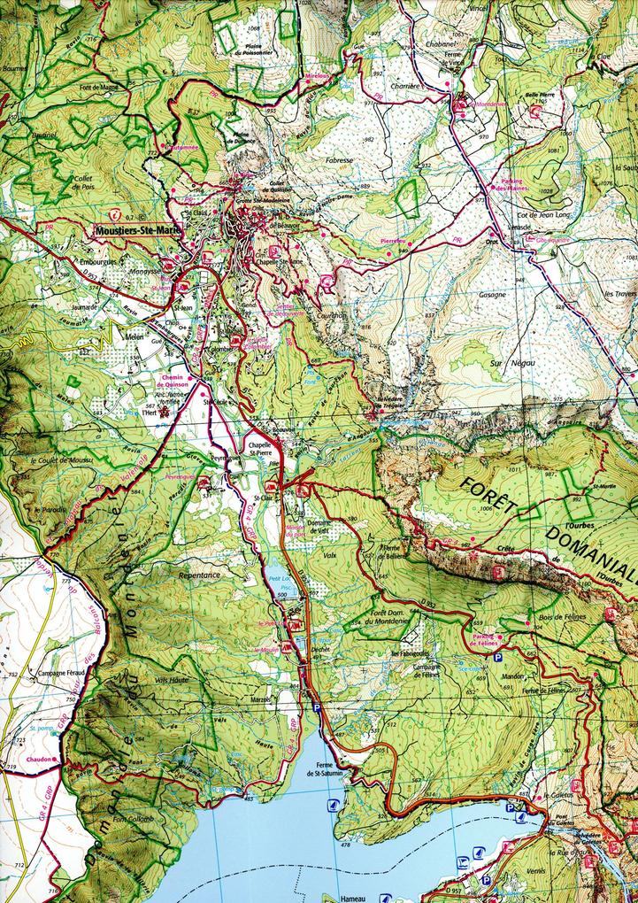 Weitere Ansicht: Gorges du Verdon 1:25 000