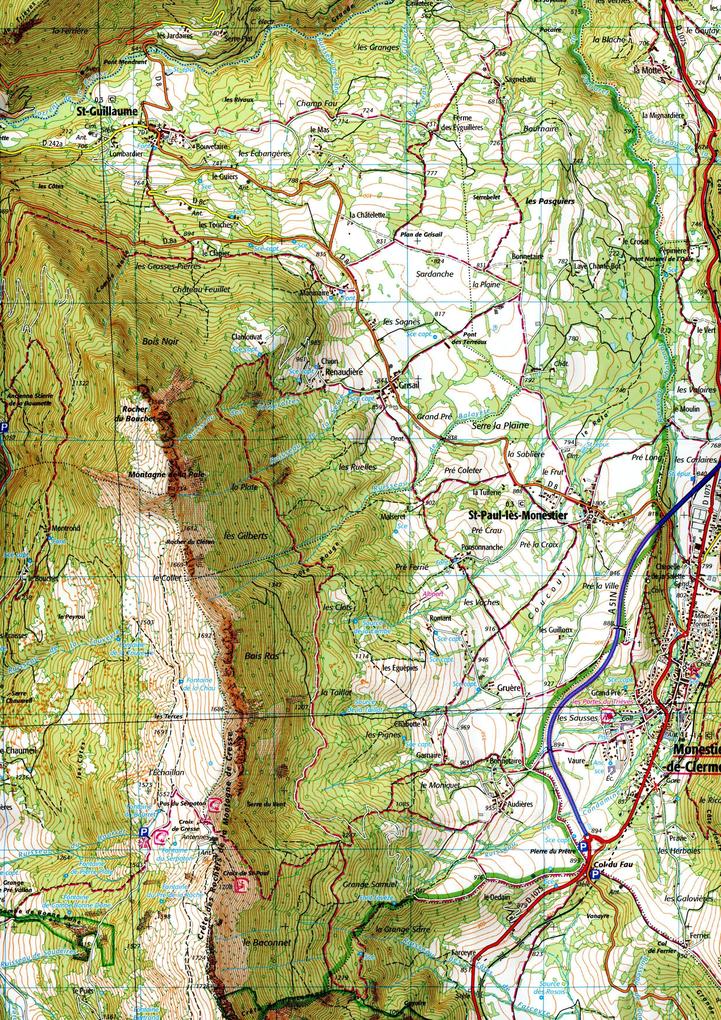 Weitere Ansicht: Villard de Lans 1:25 000