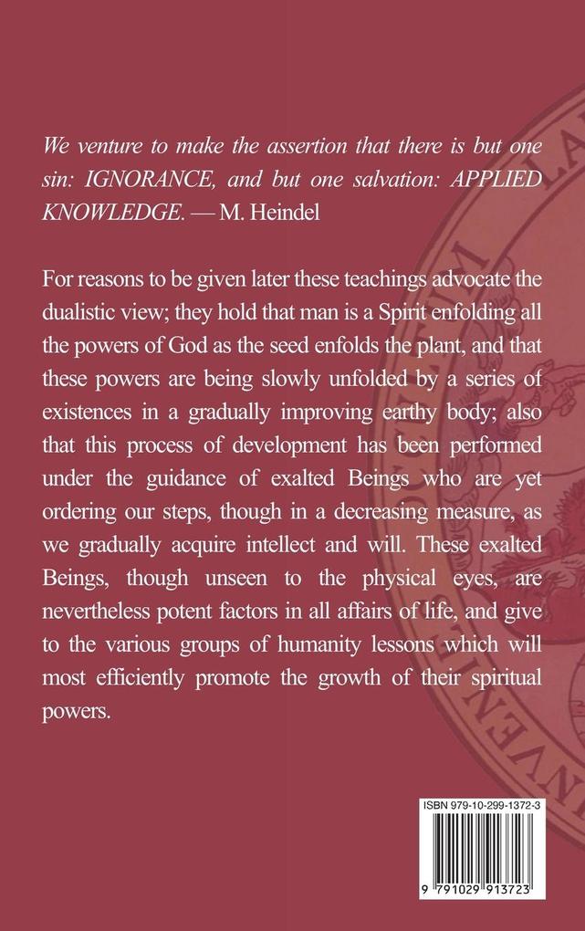 Weitere Ansicht: The Rosicrucian Mysteries | Max Heindel
