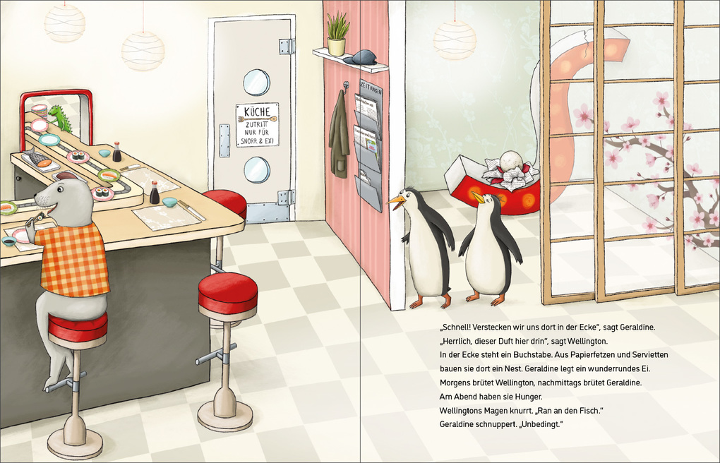Weitere Ansicht: Pinguine in der Sushi-Bar | Anna Schindler