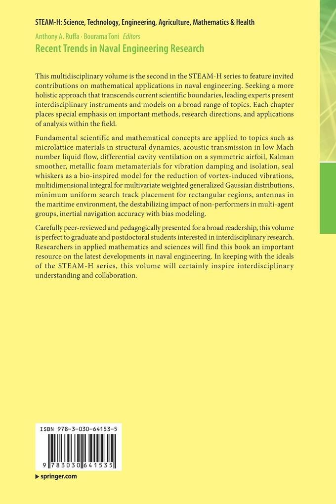 Weitere Ansicht: Recent Trends in Naval Engineering Research