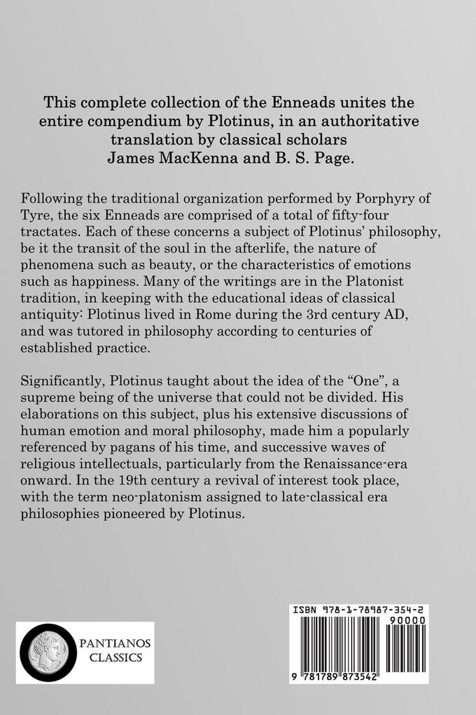 Weitere Ansicht: Plotinus - The Enneads | Plotinus