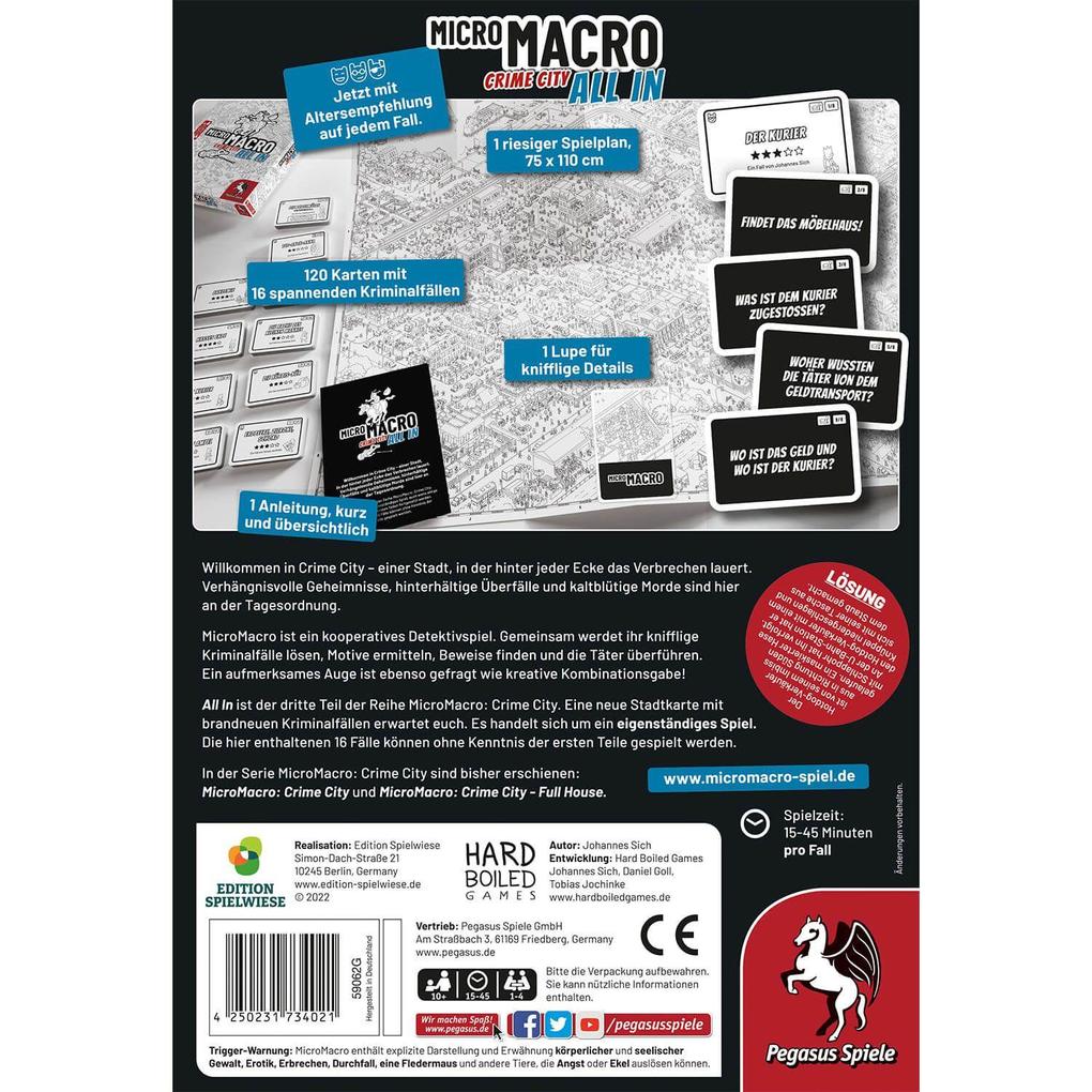 Weitere Ansicht: MicroMacro: Crime City 3 - All In (Edition Spielwiese)