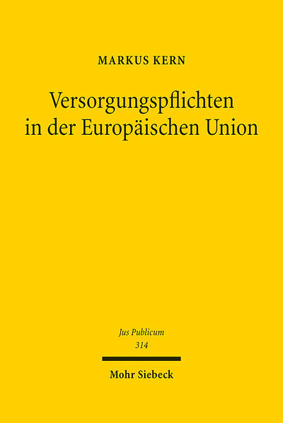Produktbild: Versorgungspflichten in der Europäischen Union | Markus Kern