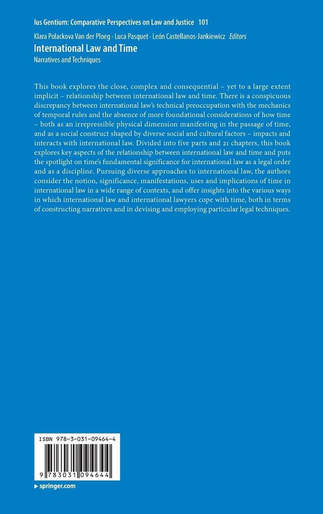 Weitere Ansicht: International Law and Time