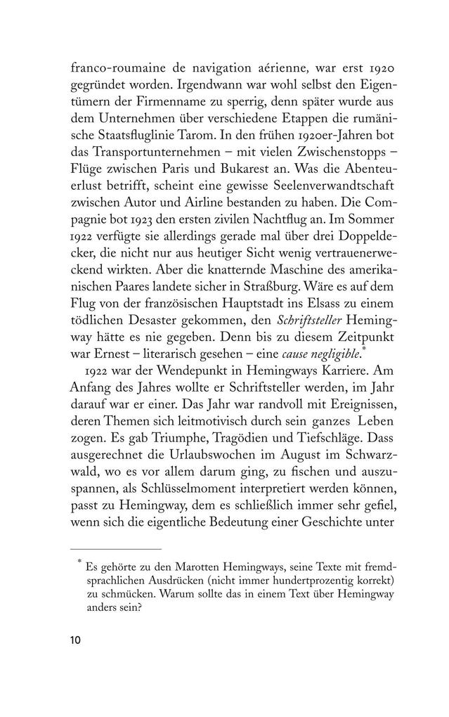 Weitere Ansicht: Hemingway im Schwarzwald | Thomas Fuchs