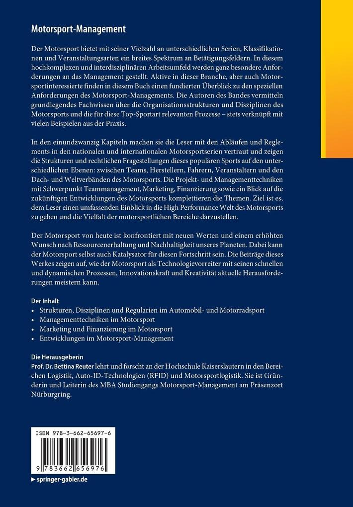 Weitere Ansicht: Motorsport-Management