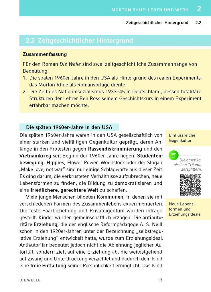 Weitere Ansicht: Die Welle - Textanalyse und Interpretation | Morton Rhue