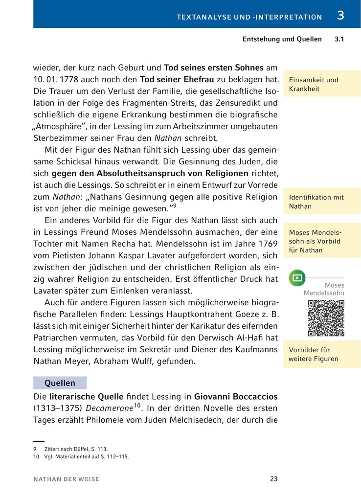 Weitere Ansicht: Nathan der Weise - Textanalyse und Interpretation | Gotthold Ephraim Lessing
