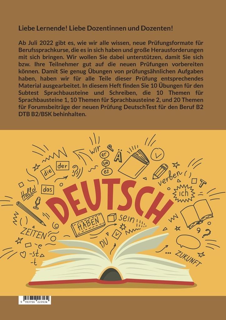 Weitere Ansicht: B2 Sprachbausteine + B2 Schreiben von Forumsbeiträgen DTB/BSK B2 | Rosa von Trautheim, Lara Pilzner