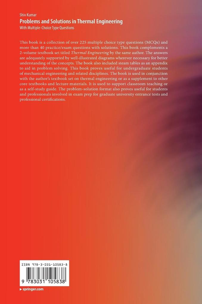 Weitere Ansicht: Problems and Solutions in Thermal Engineering | Shiv Kumar