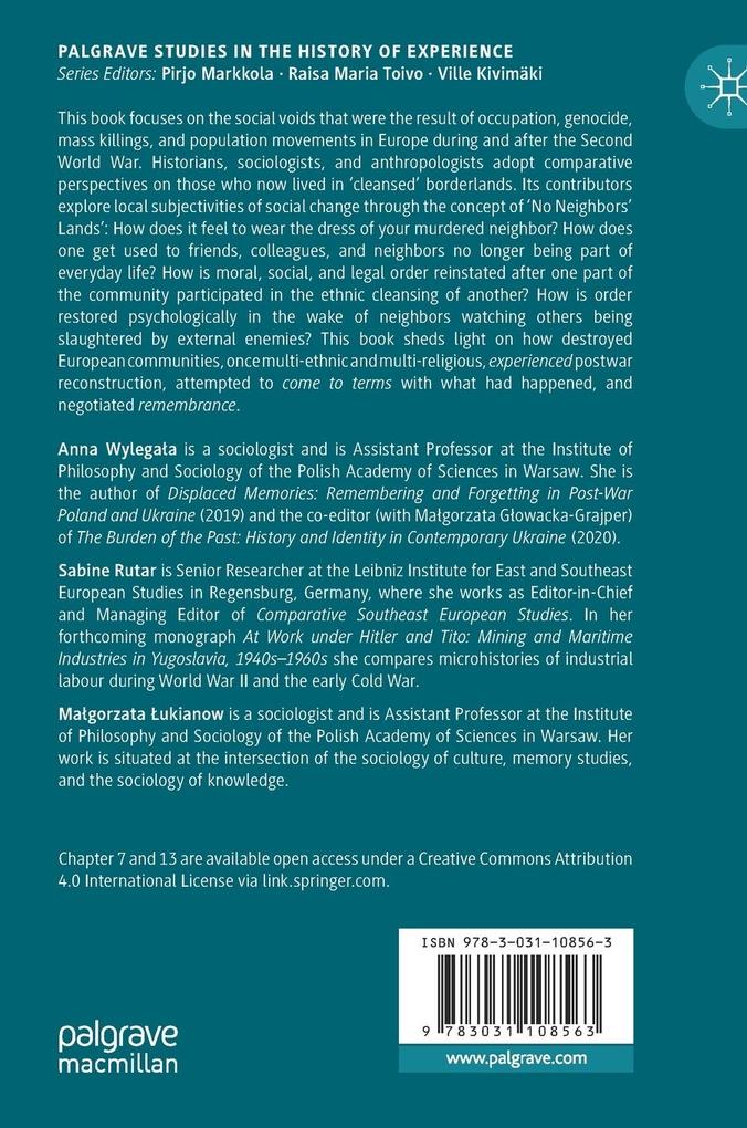 Weitere Ansicht: No Neighbors' Lands in Postwar Europe