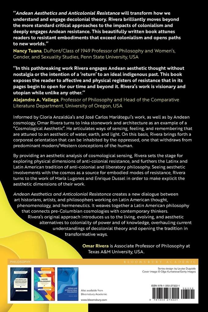 Weitere Ansicht: Andean Aesthetics and Anticolonial Resistance | Omar Rivera