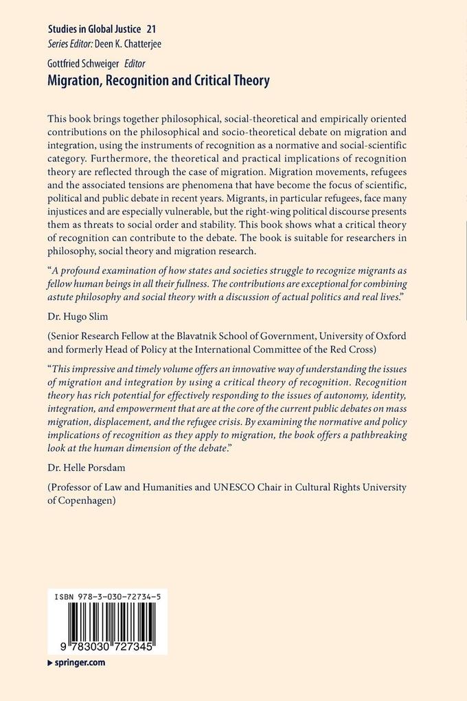 Weitere Ansicht: Migration, Recognition and Critical Theory