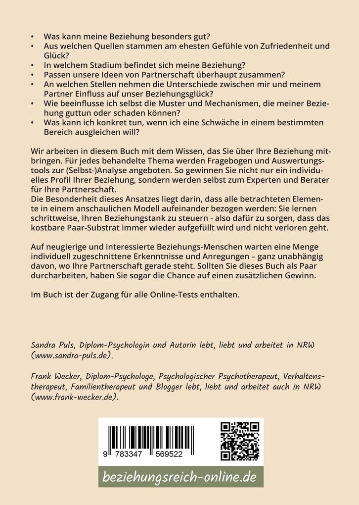 Weitere Ansicht: Beziehungsglück tanken | Frank Wecker, Sandra Puls
