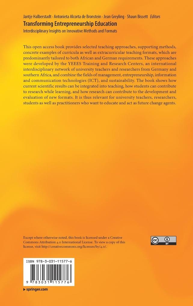 Weitere Ansicht: Transforming Entrepreneurship Education