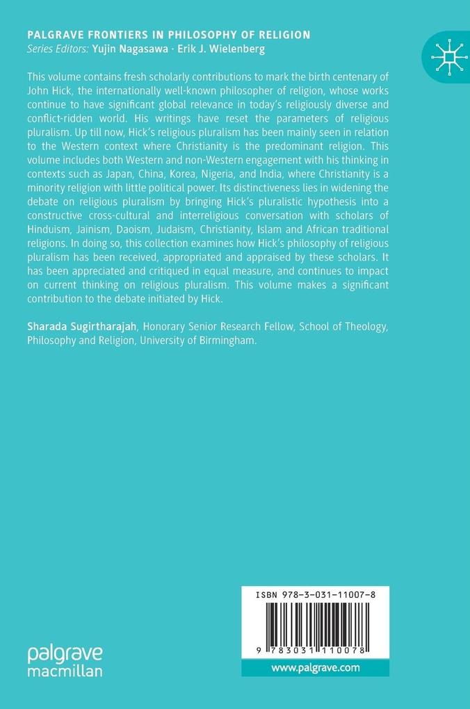 Weitere Ansicht: John Hick's Religious Pluralism in Global Perspective