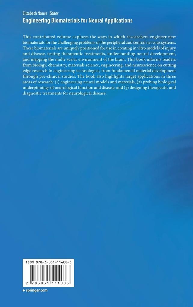 Weitere Ansicht: Engineering Biomaterials for Neural Applications