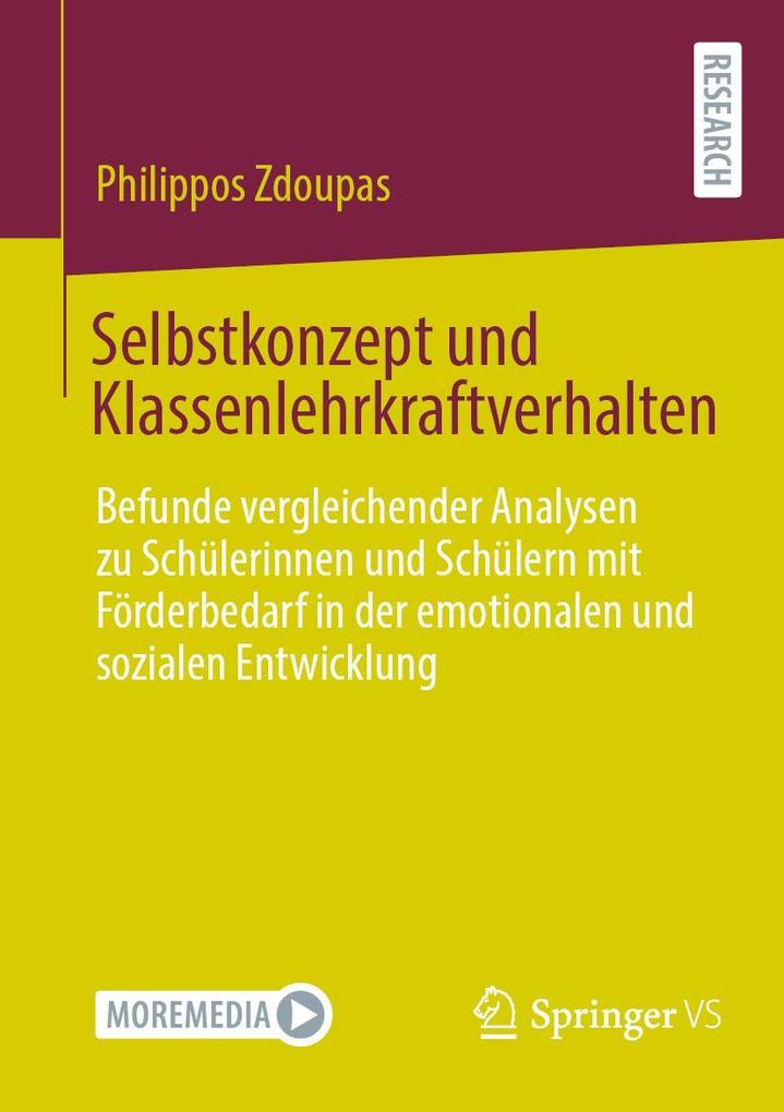 Produktbild: Selbstkonzept und Klassenlehrkraftverhalten | Philippos Zdoupas