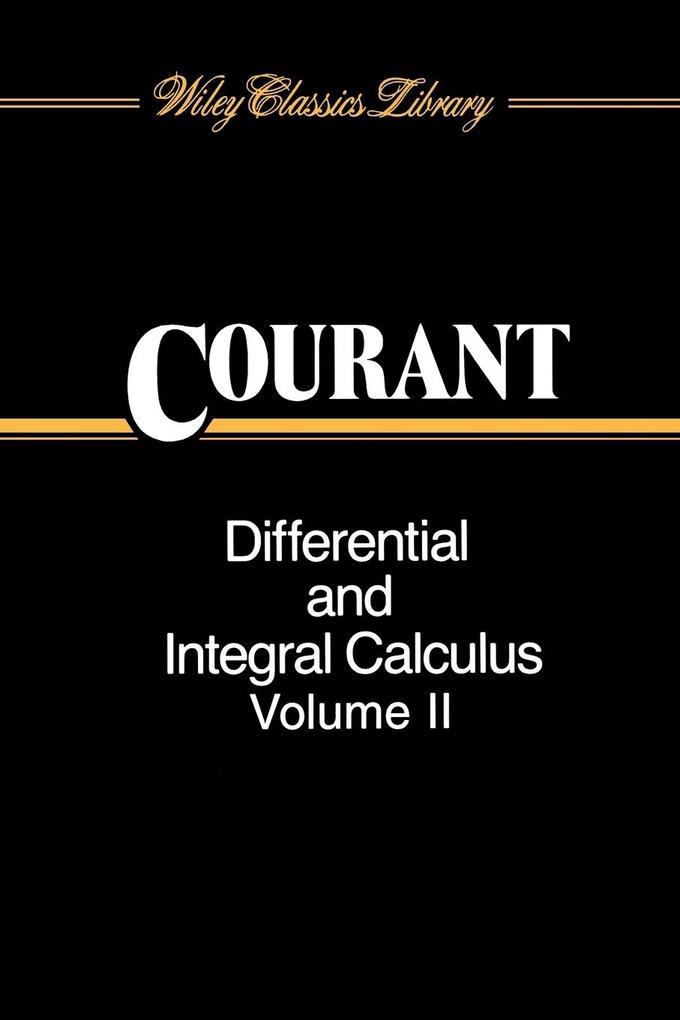 Differential Integral Calculus V2 P als Taschenbuch