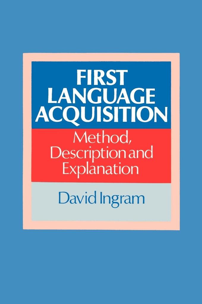 First Language Acquisition als Taschenbuch
