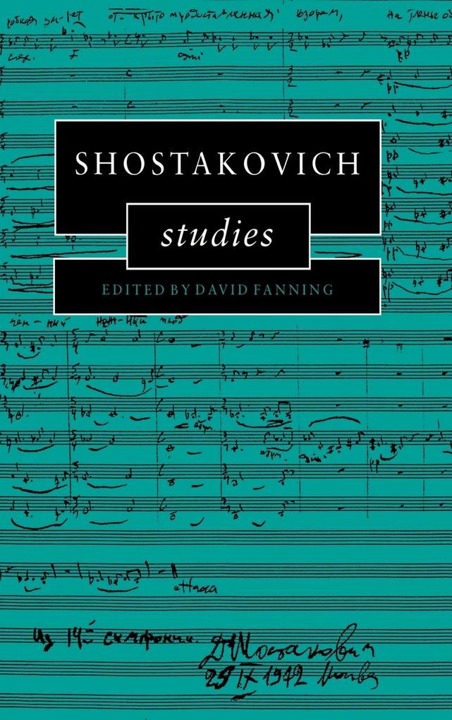 Shostakovich Studies als Buch (gebunden)
