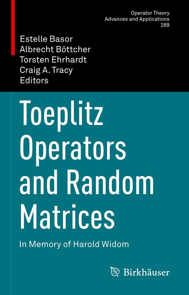 Produktbild: Toeplitz Operators and Random Matrices