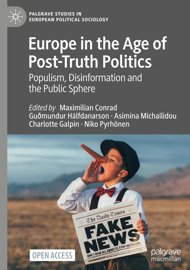 Produktbild: Europe in the Age of Post-Truth Politics