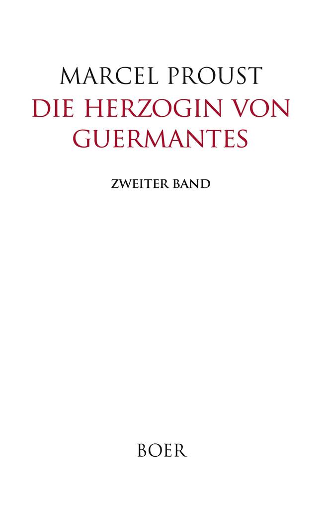 Produktbild: Die Herzogin von Guermantes Band 2 | Marcel Proust