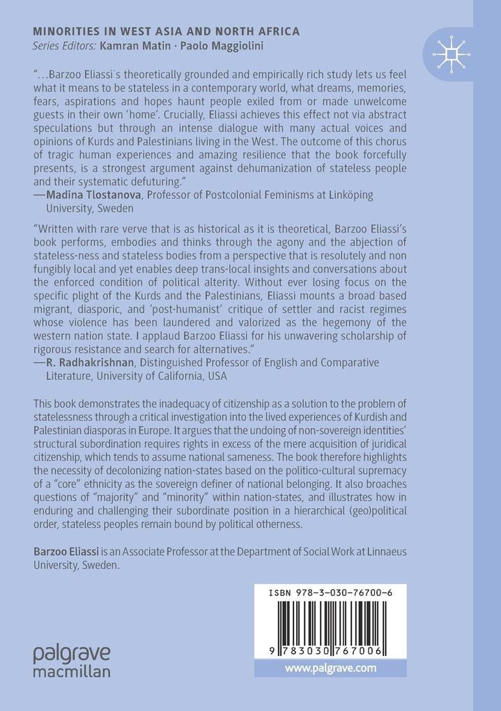 Weitere Ansicht: Narratives of Statelessness and Political Otherness | Barzoo Eliassi