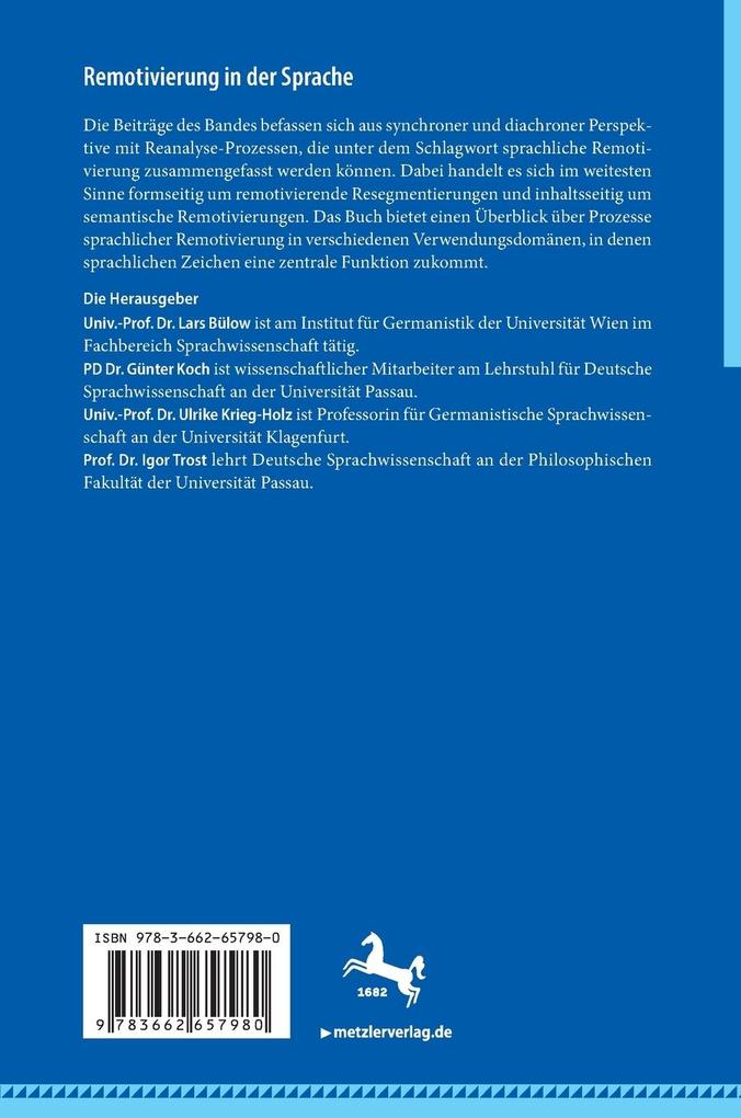 Weitere Ansicht: Remotivierung in der Sprache