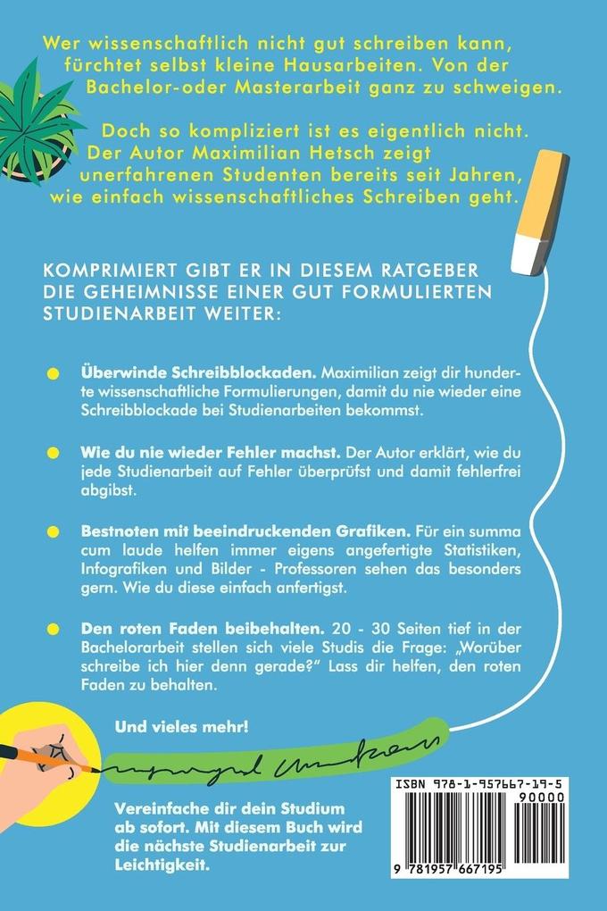 Weitere Ansicht: Satzanfänge und Formulierungen - Mühelos wissenschaftlich schreiben in 5 Schritten | Maximilian Hetsch