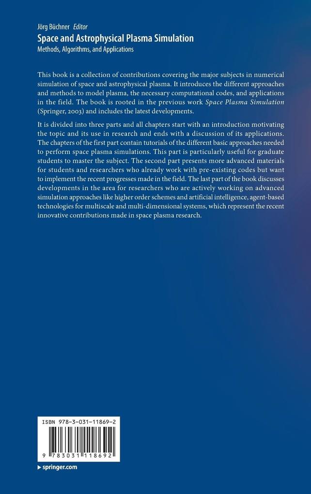 Weitere Ansicht: Space and Astrophysical Plasma Simulation