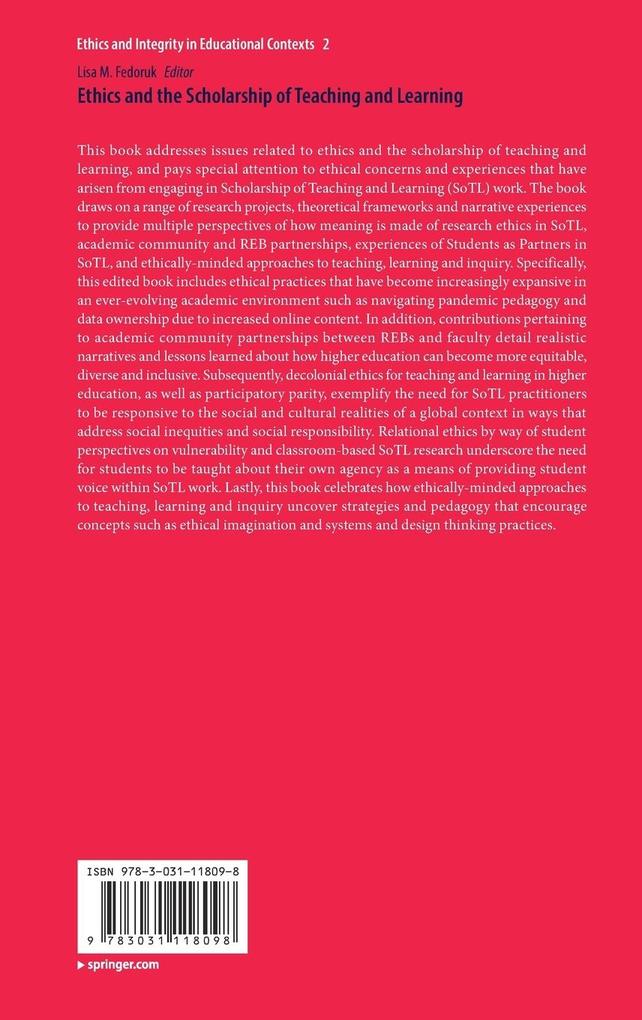 Weitere Ansicht: Ethics and the Scholarship of Teaching and Learning