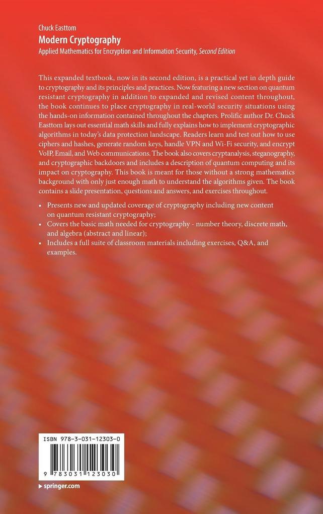 Weitere Ansicht: Modern Cryptography | William Easttom