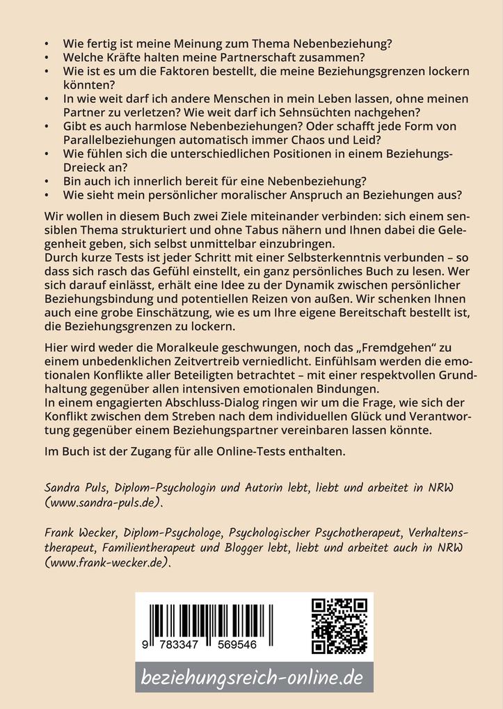 Weitere Ansicht: Beziehungsgrenzen neu denken | Frank Wecker, Sandra Puls